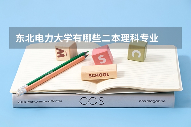 东北电力大学有哪些二本理科专业