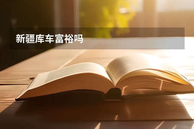 新疆库车富裕吗