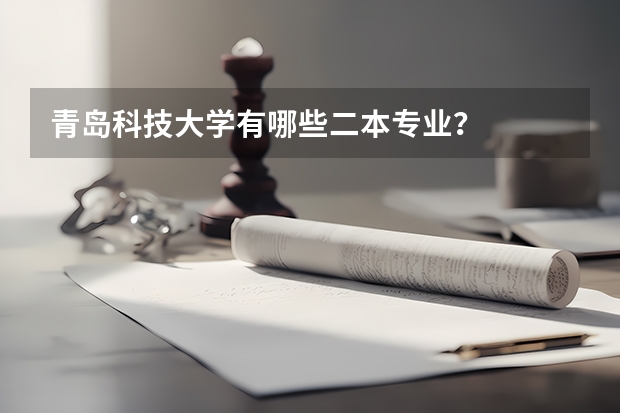 青岛科技大学有哪些二本专业？