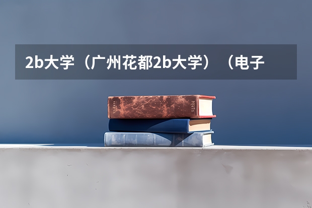 2b大学(广州花都2b大学)(电子科技大学中山学院为啥学费贵)