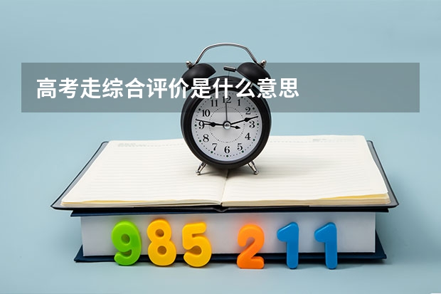 高考走综合评价是什么意思