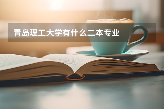 青岛理工大学有什么二本专业