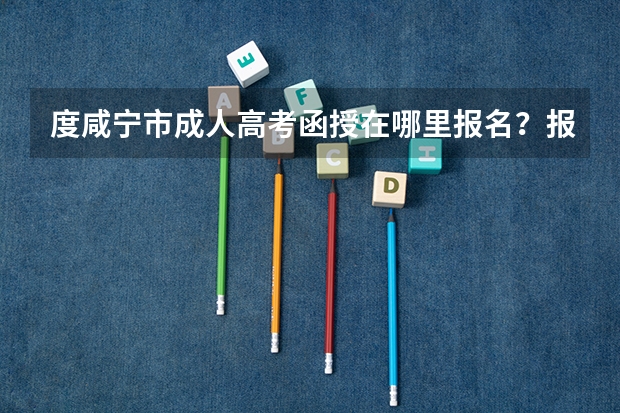度咸宁市成人高考函授在哪里报名？报名流程是什么？