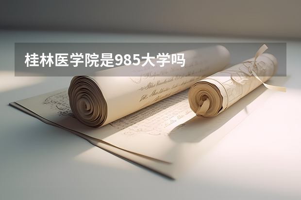 桂林医学院是985大学吗