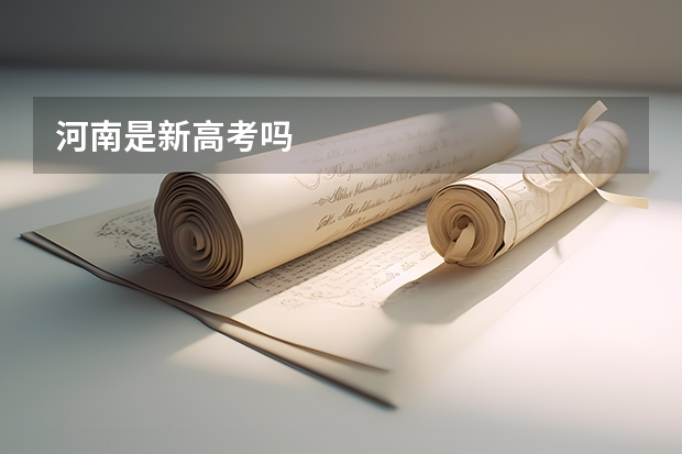 河南是新高考吗