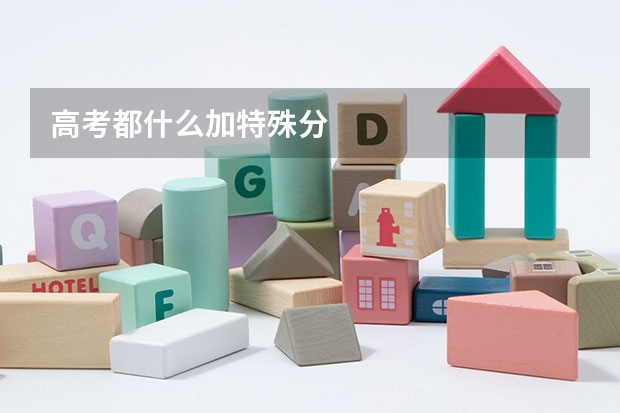 高考都什么加特殊分
