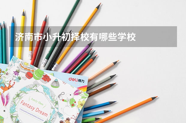 济南市小升初择校有哪些学校