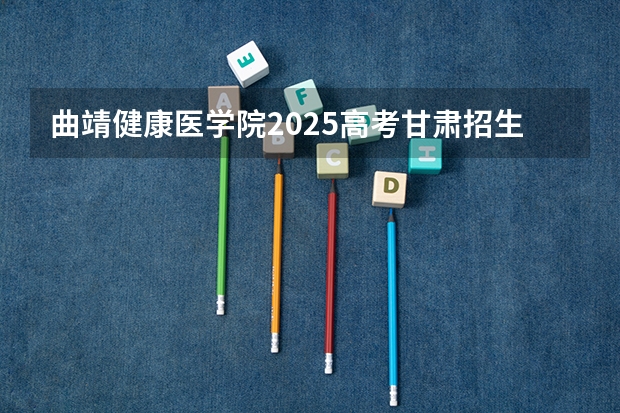曲靖健康医学院2025高考甘肃招生计划