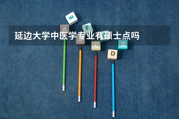 延边大学中医学专业有硕士点吗