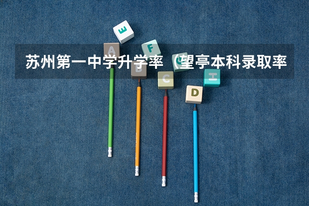 苏州第一中学升学率（望亭本科录取率）