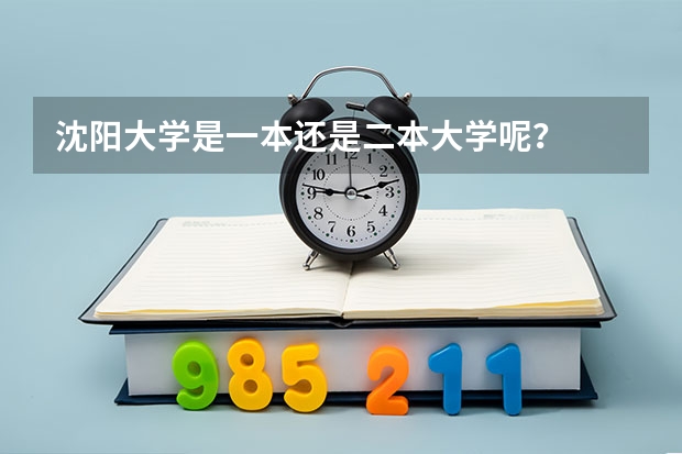沈阳大学是一本还是二本大学呢？