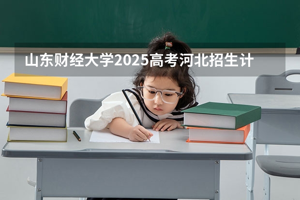 山东财经大学2025高考河北招生计划