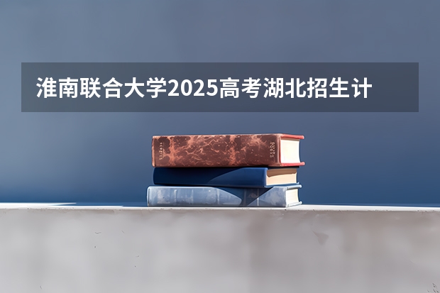 淮南联合大学2025高考湖北招生计划