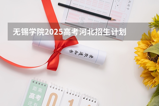 无锡学院2025高考河北招生计划