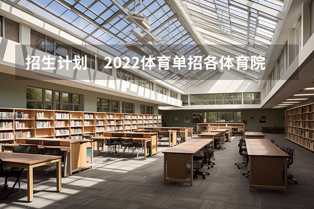 招生计划｜2022体育单招各体育院校专项招生计划汇总（2024年体育单招新政策）