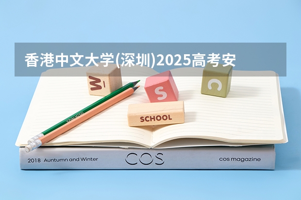 香港中文大学(深圳)2025高考安徽招生计划