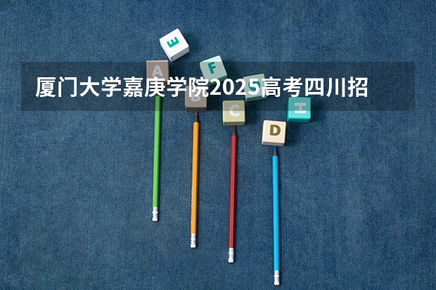 厦门大学嘉庚学院2025高考四川招生计划（2026参考）