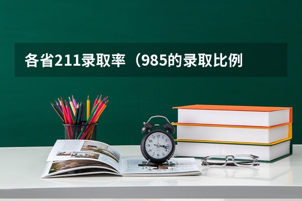 各省211录取率（985的录取比例）