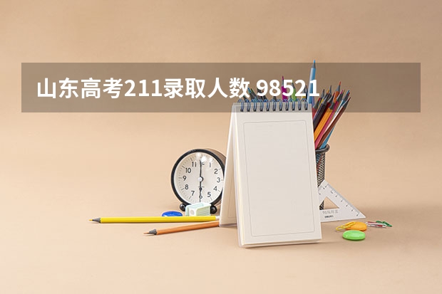 山东高考211录取人数 985211录取率
