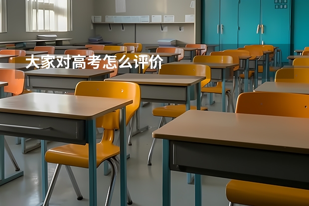 大家对高考怎么评价