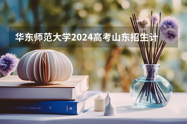 华东师范大学2024高考山东招生计划