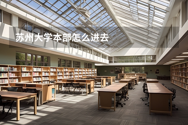 苏州大学本部怎么进去