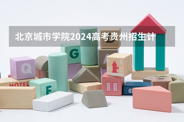 北京城市学院2024高考贵州招生计划