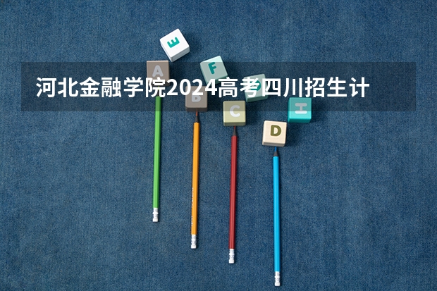 河北金融学院2024高考四川招生计划