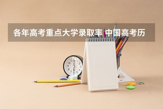 各年高考重点大学录取率 中国高考历年录取率