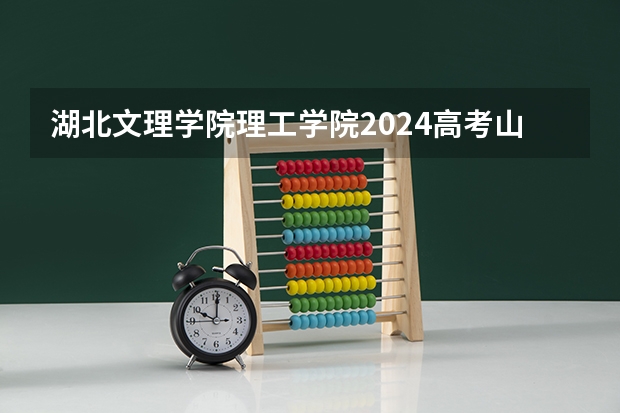 湖北文理学院理工学院2024高考山东招生计划