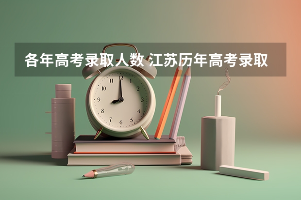 各年高考录取人数 江苏历年高考录取率一览表