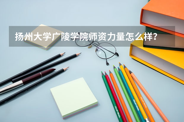 扬州大学广陵学院师资力量怎么样？