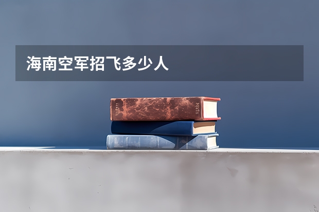 海南空军招飞多少人