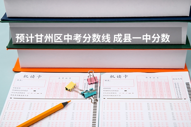 预计甘州区中考分数线 成县一中分数线