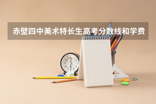 赤壁四中美术特长生高考分数线和学费是多少