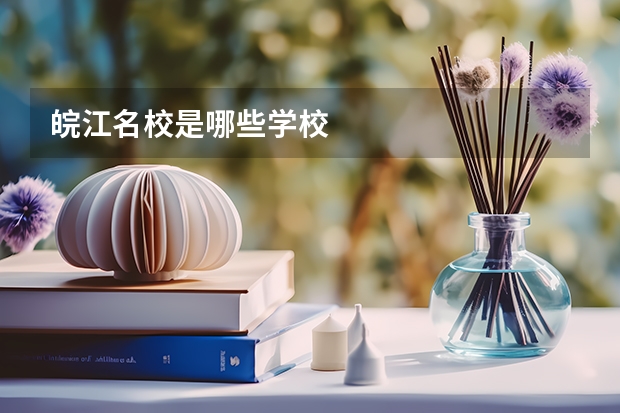 皖江名校是哪些学校
