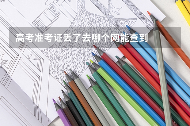 高考准考证丢了去哪个网能查到