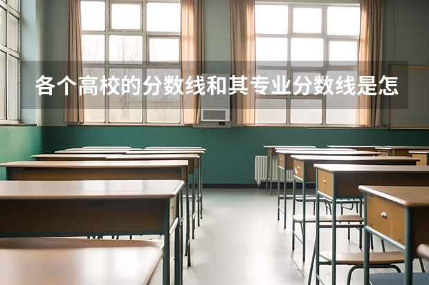 各个高校的分数线和其专业分数线是怎样划分的？为什么按照往...