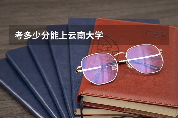 考多少分能上云南大学