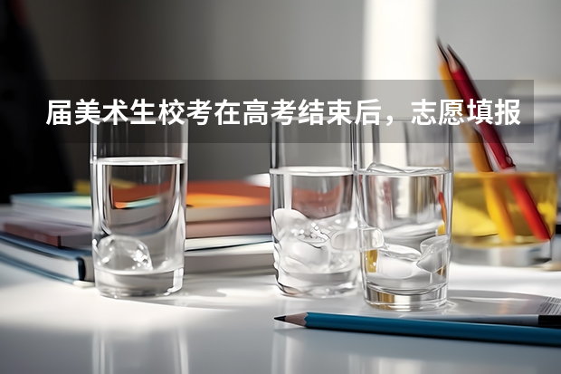 届美术生校考在高考结束后，志愿填报怎么填？