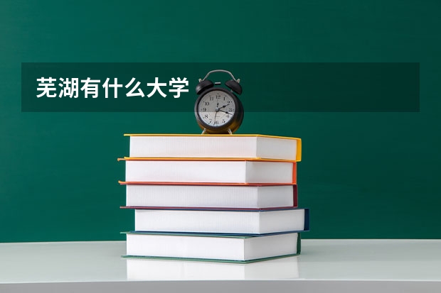 芜湖有什么大学