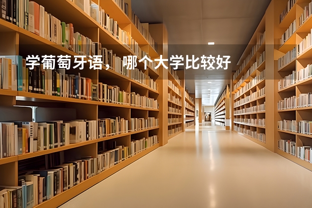 学葡萄牙语, 哪个大学比较好