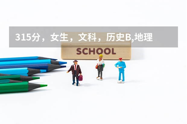 315分，女生，文科，历史B,地理B+，录取的上三江学院吗？能推荐什么江苏好的三本学校吗？帮帮忙，各位。。