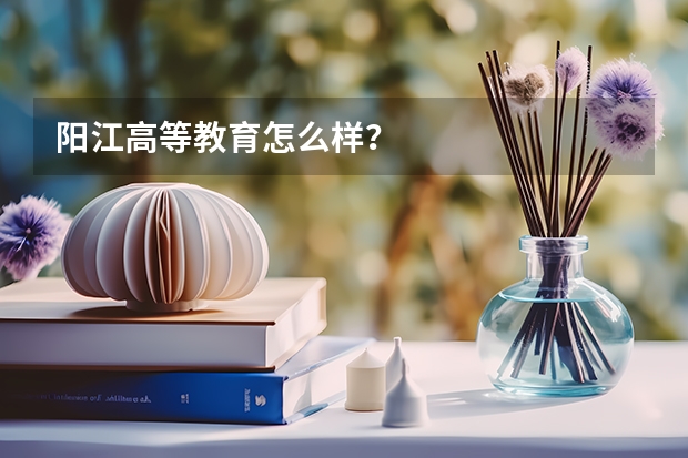 阳江高等教育怎么样?