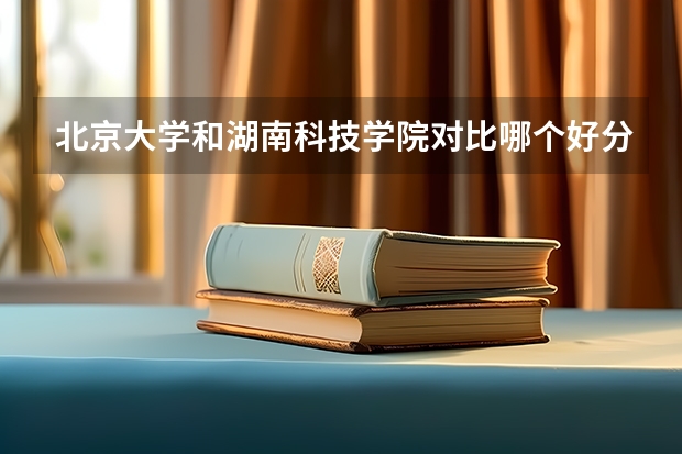 北京大学和湖南科技学院对比哪个好分析