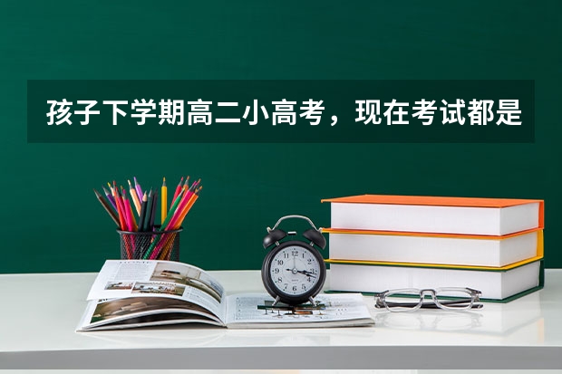 孩子下学期高二小高考，现在考试都是不及格的，怎么办？