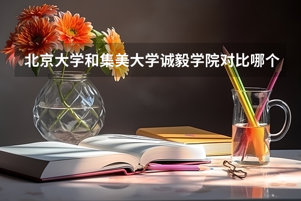 北京大学和集美大学诚毅学院对比哪个好分析