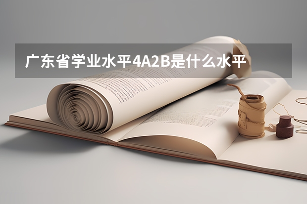 广东省学业水平4A2B是什么水平