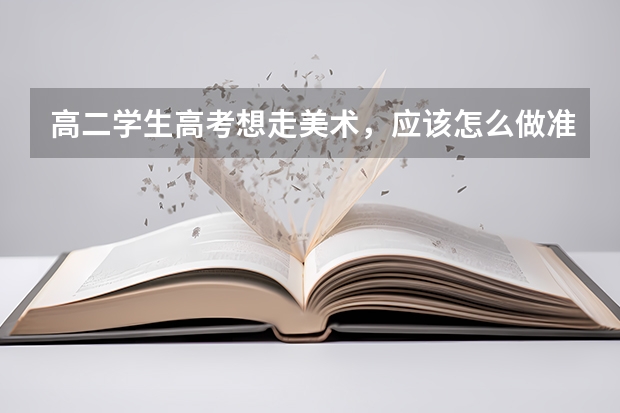 高二学生高考想走美术，应该怎么做准备？