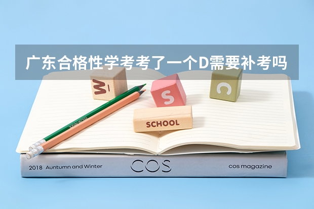 广东合格性学考考了一个D需要补考吗?